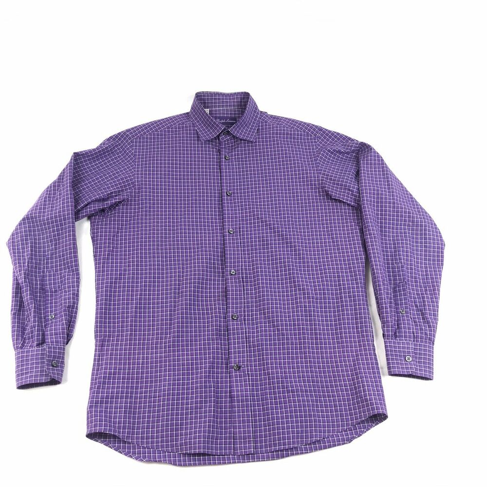 Ralph Lauren Purple‎ Label Mens Cotton Dress Shirt Size M